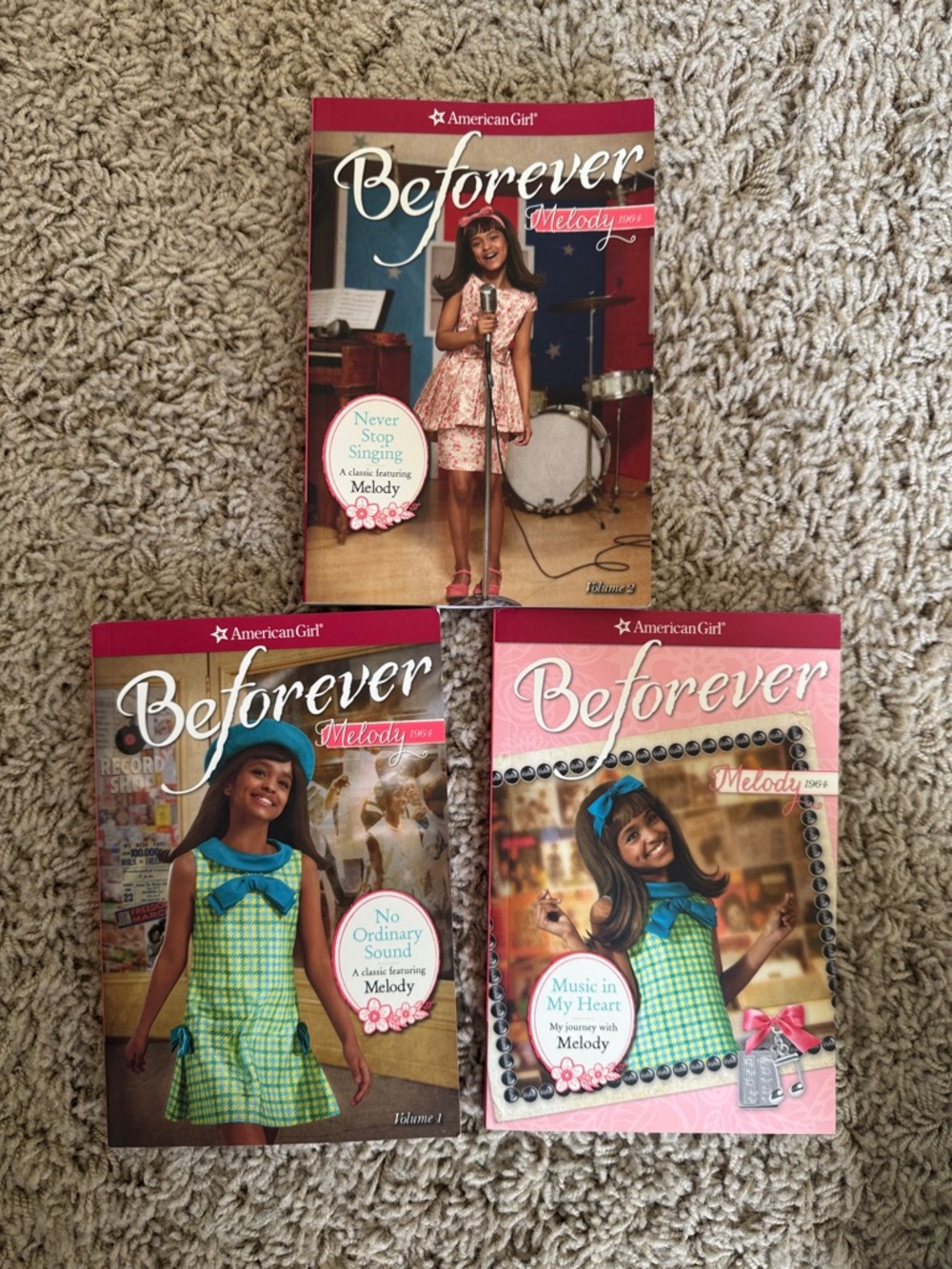 American Girl Beforever Melody books- Like New Books